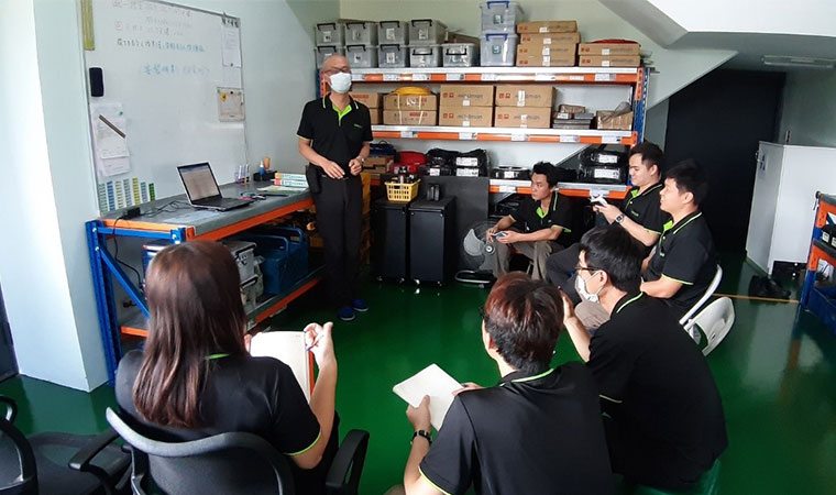 【One must have good tools in order to do a good job】-SANDSUN internal training , technical exchange