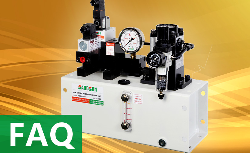 FAQ about Air Driven Hydraulic Pump Unit